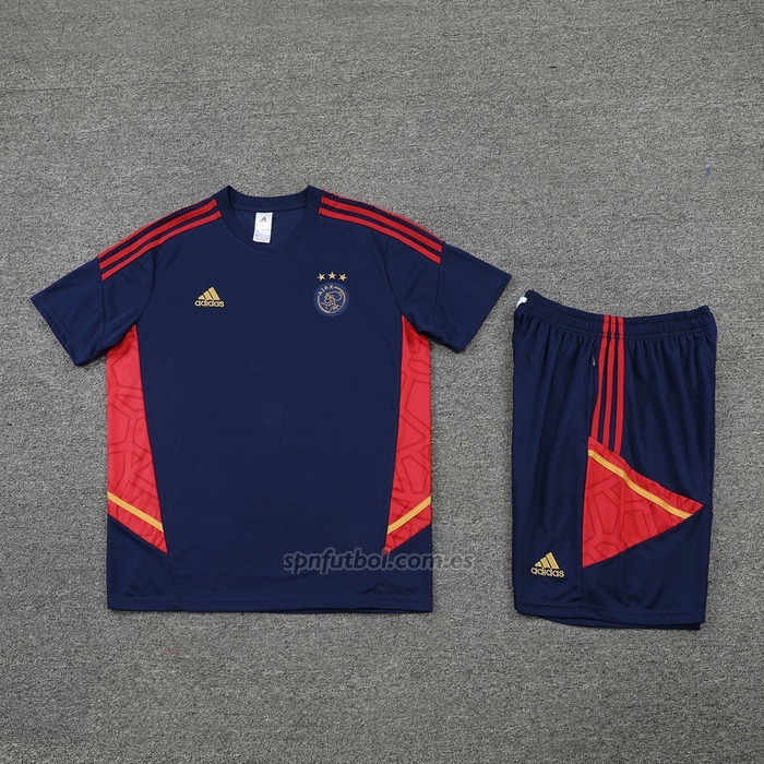 Chandal del Ajax Manga Corta 2022-2023 Azul - Pantalon Corto